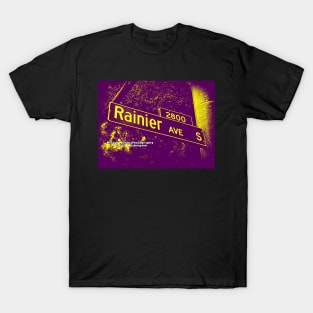 Rainier Avenue South Purple &amp; Gold Seattle Washington by Mistah Wilson Photography T-Shirt